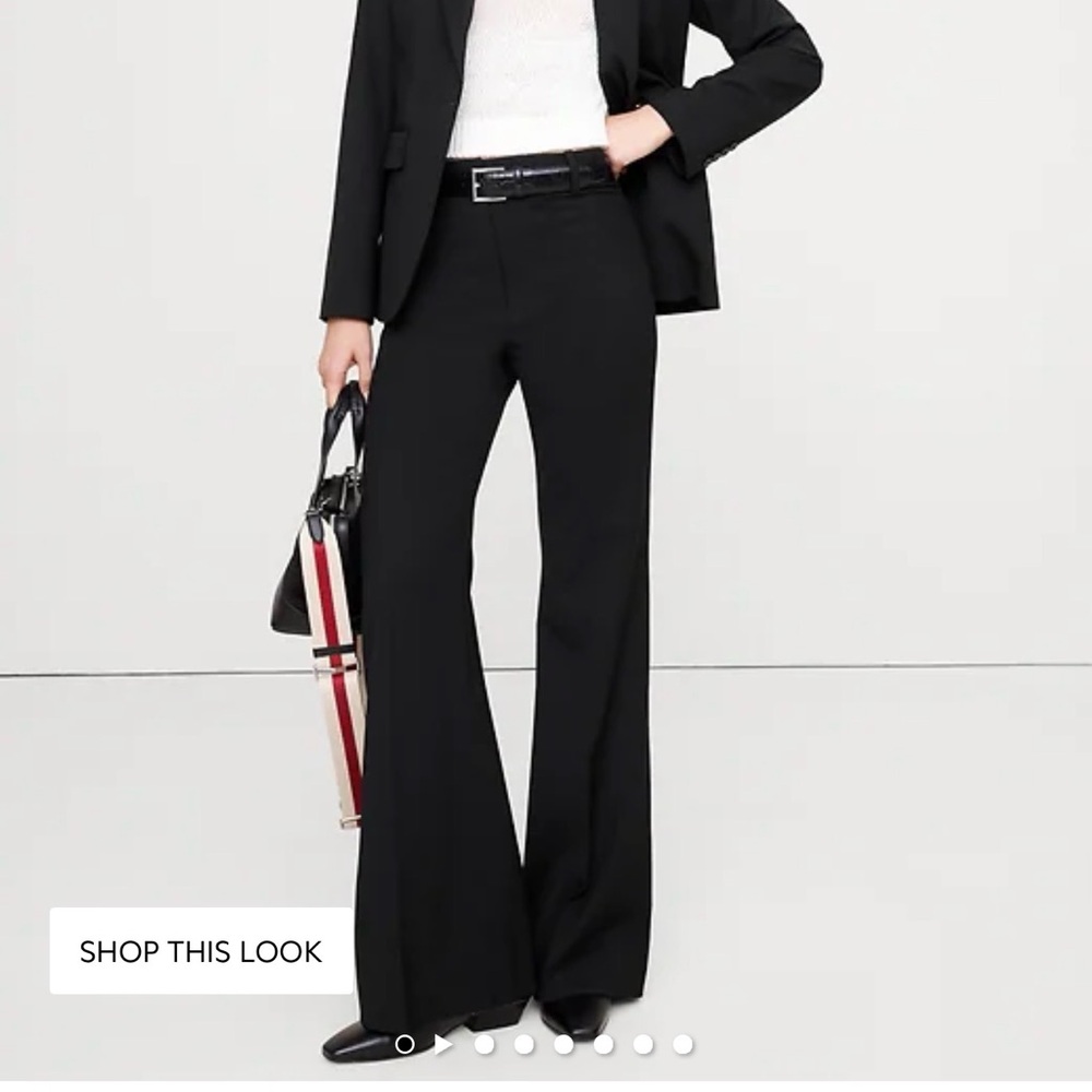 BNWT Banana Republic Black Flare Pants